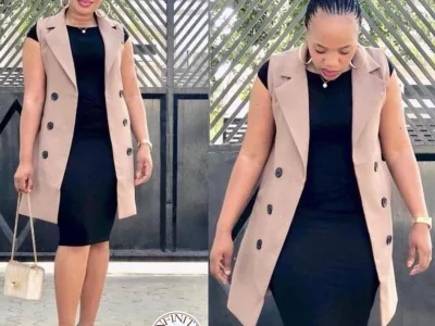 Sleeveless Trench-Style Vest